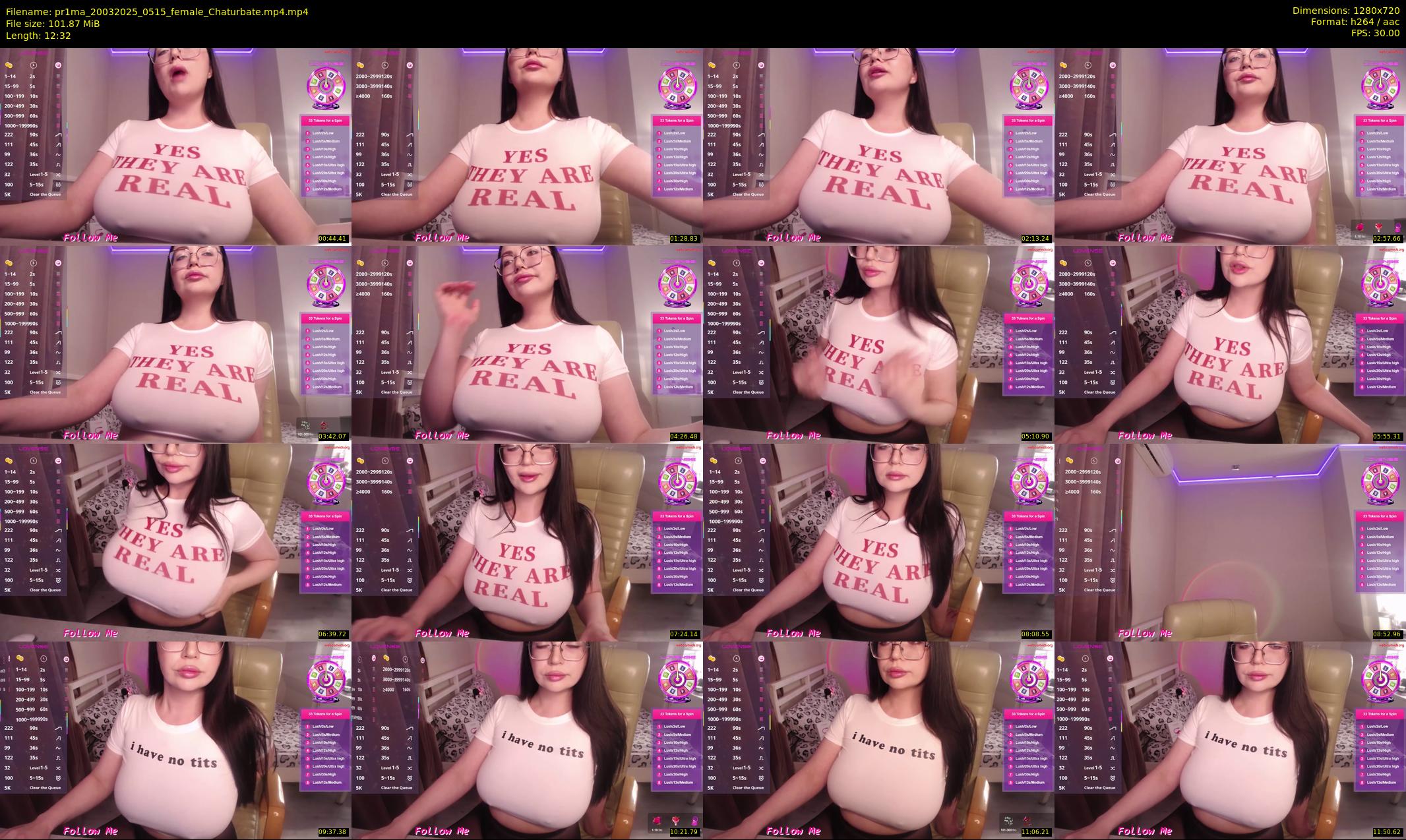 pr1ma — 13 minute Chaturbate female cam show recording, 720p, Mar 20, 2025