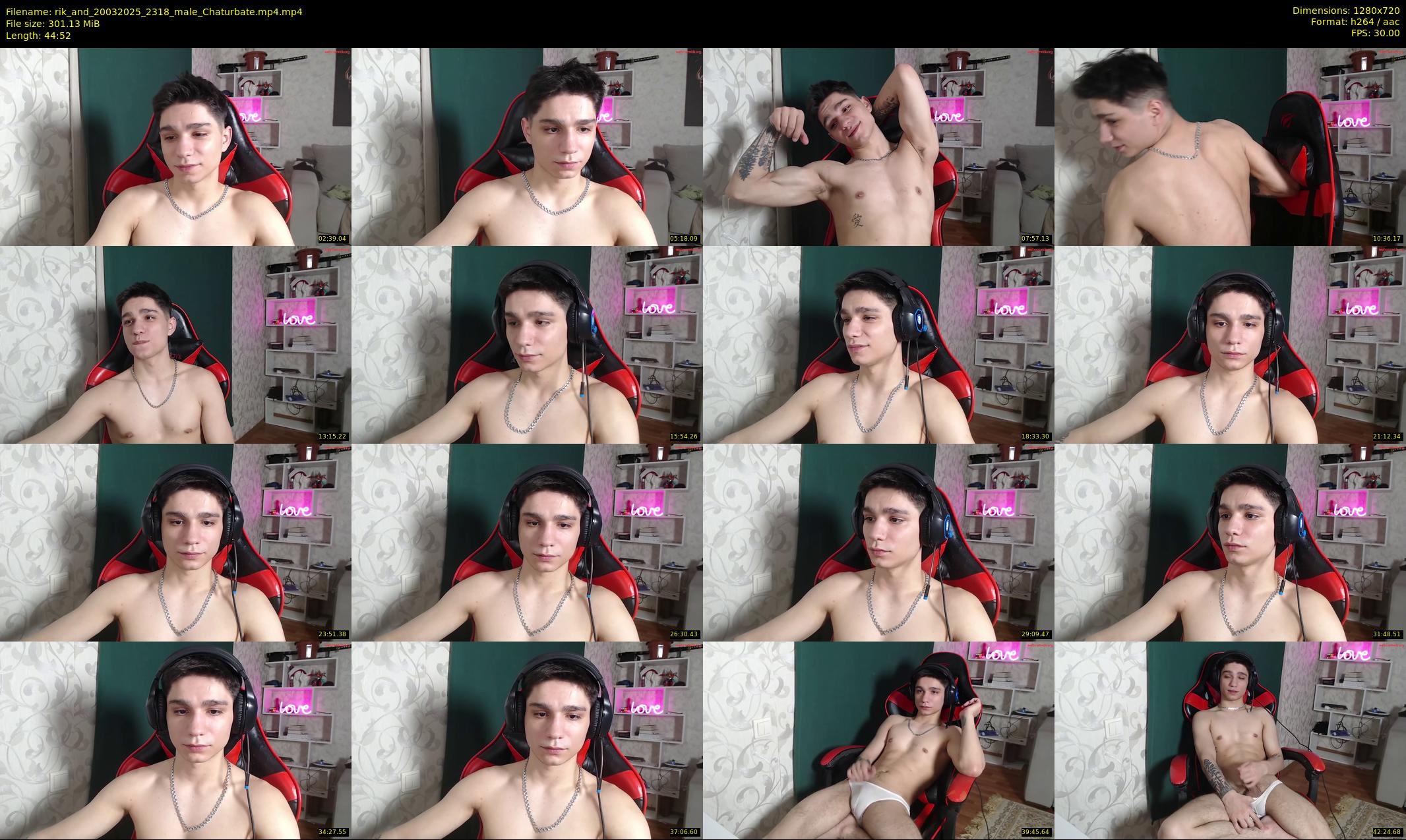 rik_and — 45 minute Chaturbate male cam show recording, 720p, Mar 20, 2025