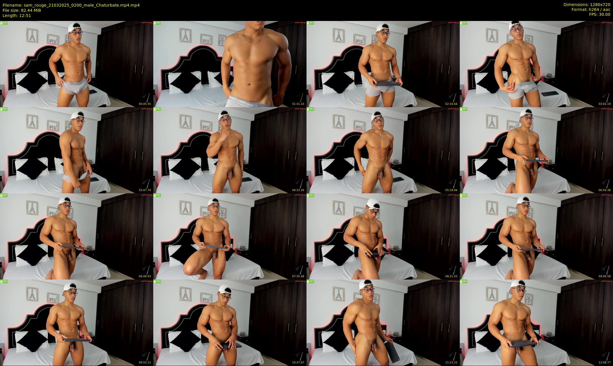 sam_rouge — 13 minute Chaturbate male cam show recording, 720p, Mar 21, 2025