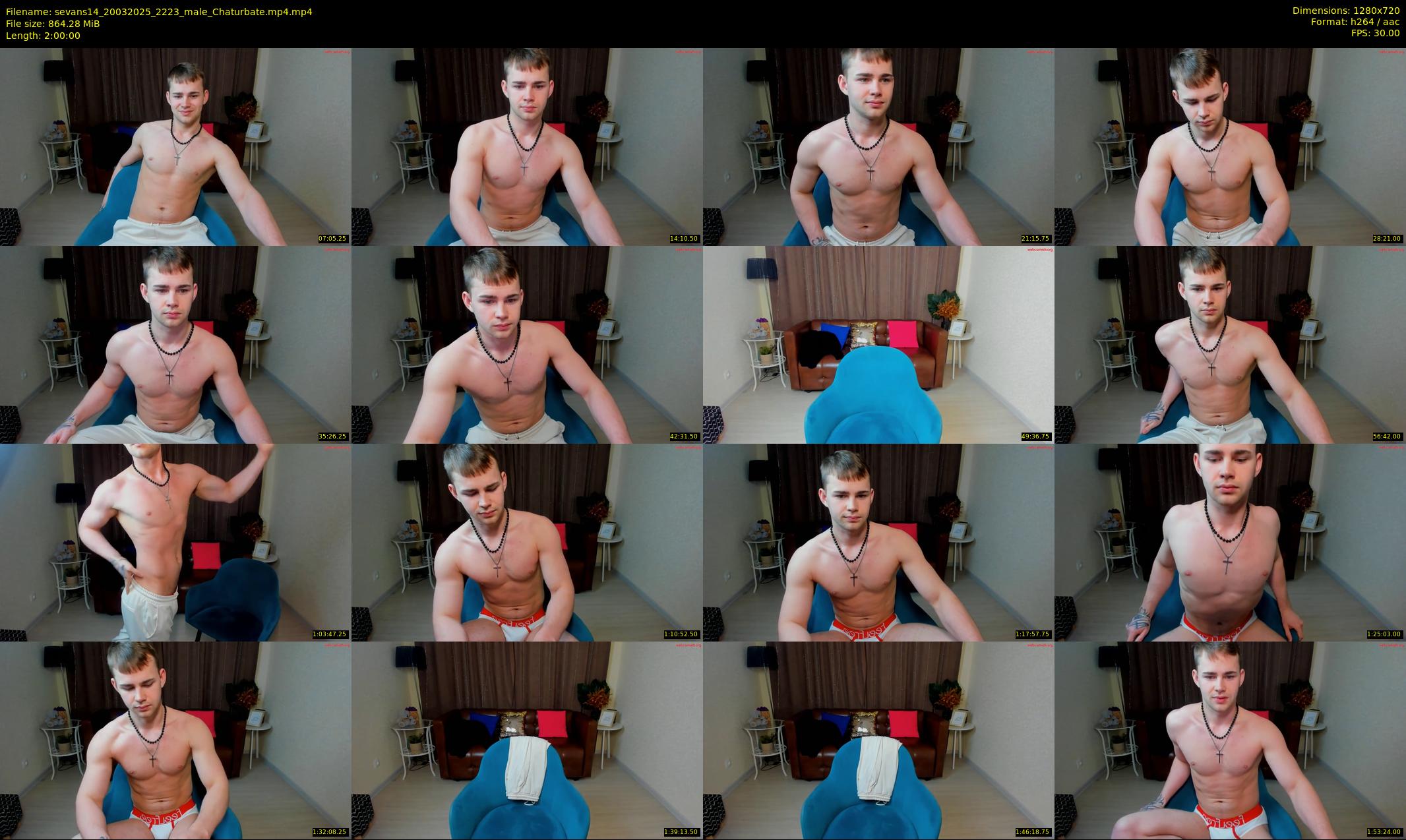 sevans14 — 120 minute Chaturbate male cam show recording, 720p, Mar 20, 2025