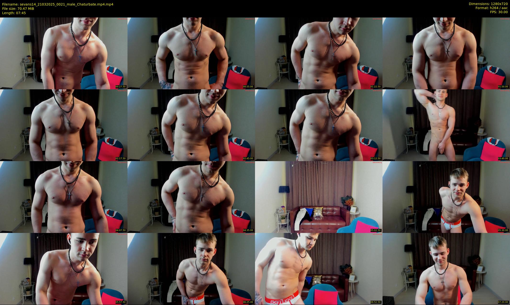 sevans14 — 8 minute Chaturbate male cam show recording, 720p, Mar 21, 2025