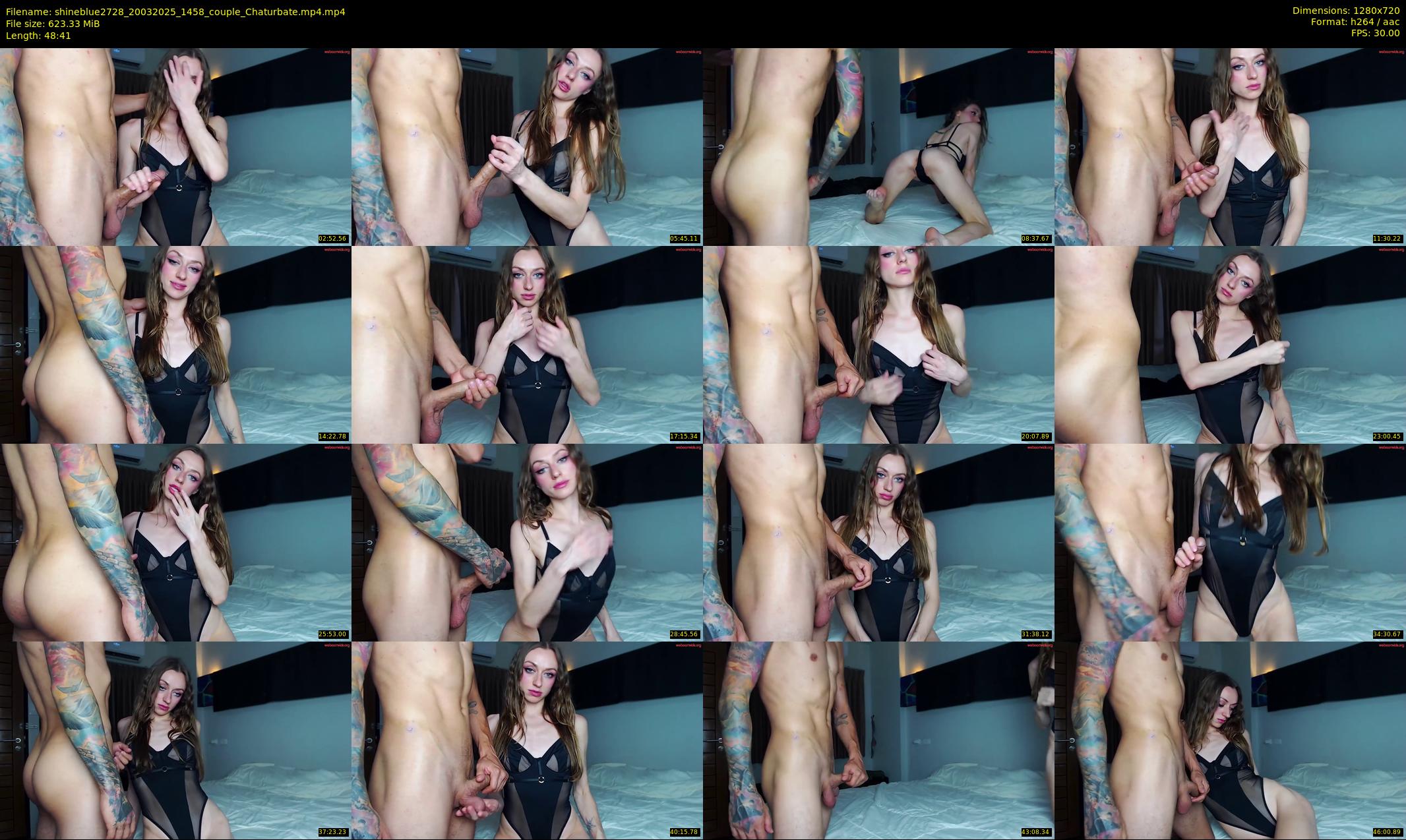 shineblue2728 — 49 minute Chaturbate couple cam show recording, 720p, Mar 20, 2025