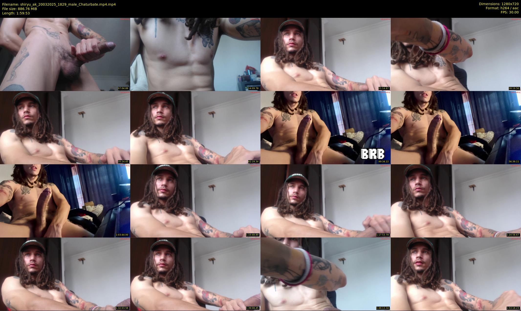 shiryu_ak — 120 minute Chaturbate male cam show recording, 720p, Mar 20, 2025