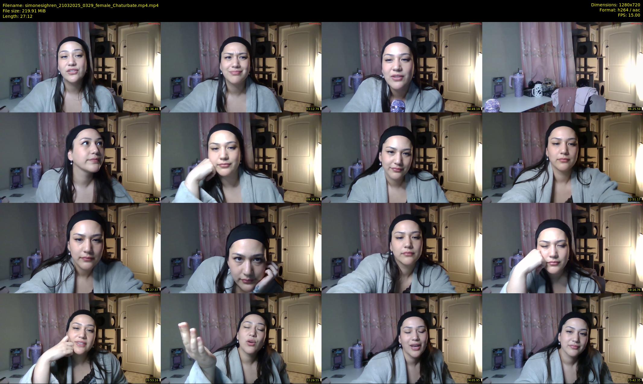 simonesighren — 28 minute Chaturbate female cam show recording, 720p, Mar 21, 2025