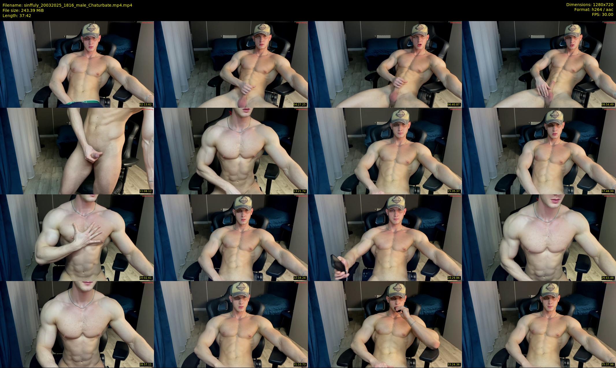 sinffuly — 38 minute Chaturbate male cam show recording, 720p, Mar 20, 2025