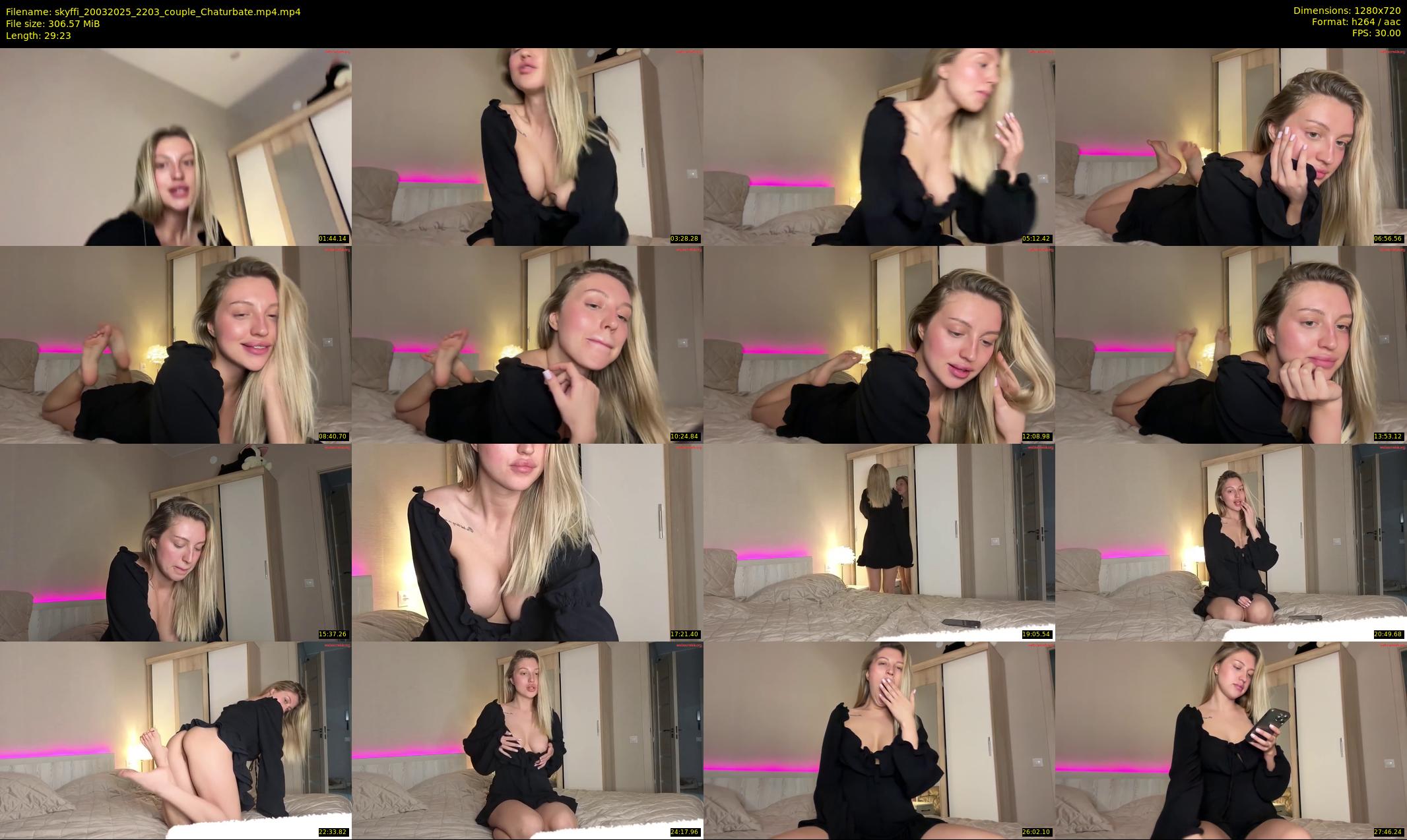 skyffi — 30 minute Chaturbate couple cam show recording, 720p, Mar 20, 2025