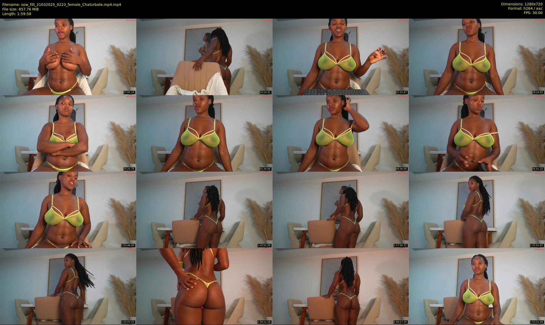 sow_fitt — 120 minute Chaturbate female cam show recording, 720p, Mar 21, 2025