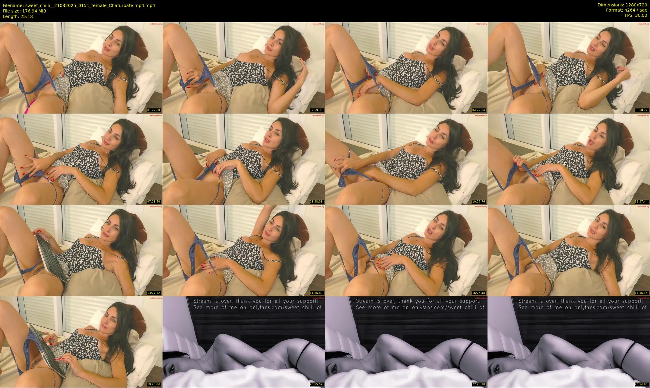 sweet_chilli_ — 26 minute Chaturbate female cam show recording, 720p, Mar 21, 2025