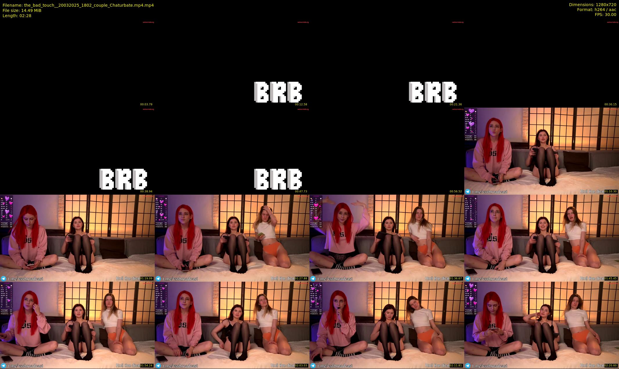 the_bad_touch_ — 3 minute Chaturbate couple cam show recording, 720p, Mar 20, 2025