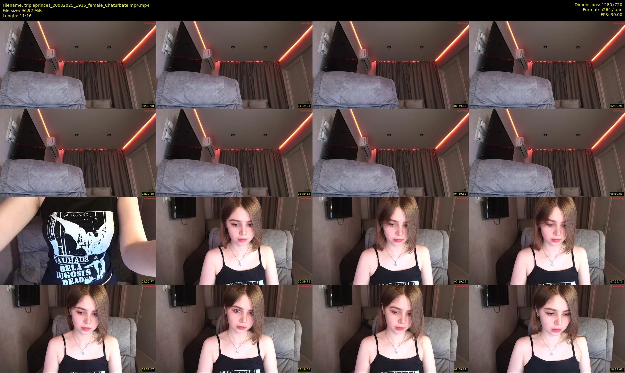 tripleprinces — 12 minute Chaturbate female cam show recording, 720p, Mar 20, 2025