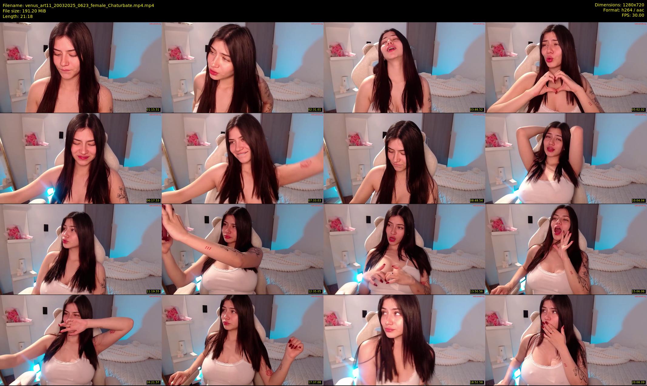 venus_art11 — 22 minute Chaturbate female cam show recording, 720p, Mar 20, 2025