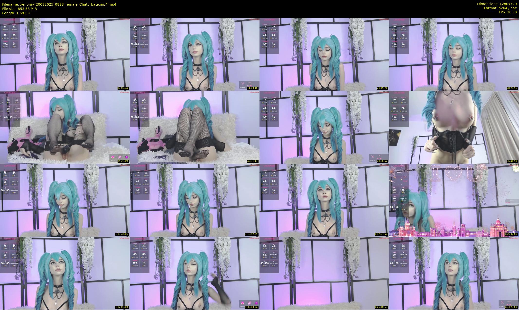 xenomy — 120 minute Chaturbate female cam show recording, 720p, Mar 20, 2025