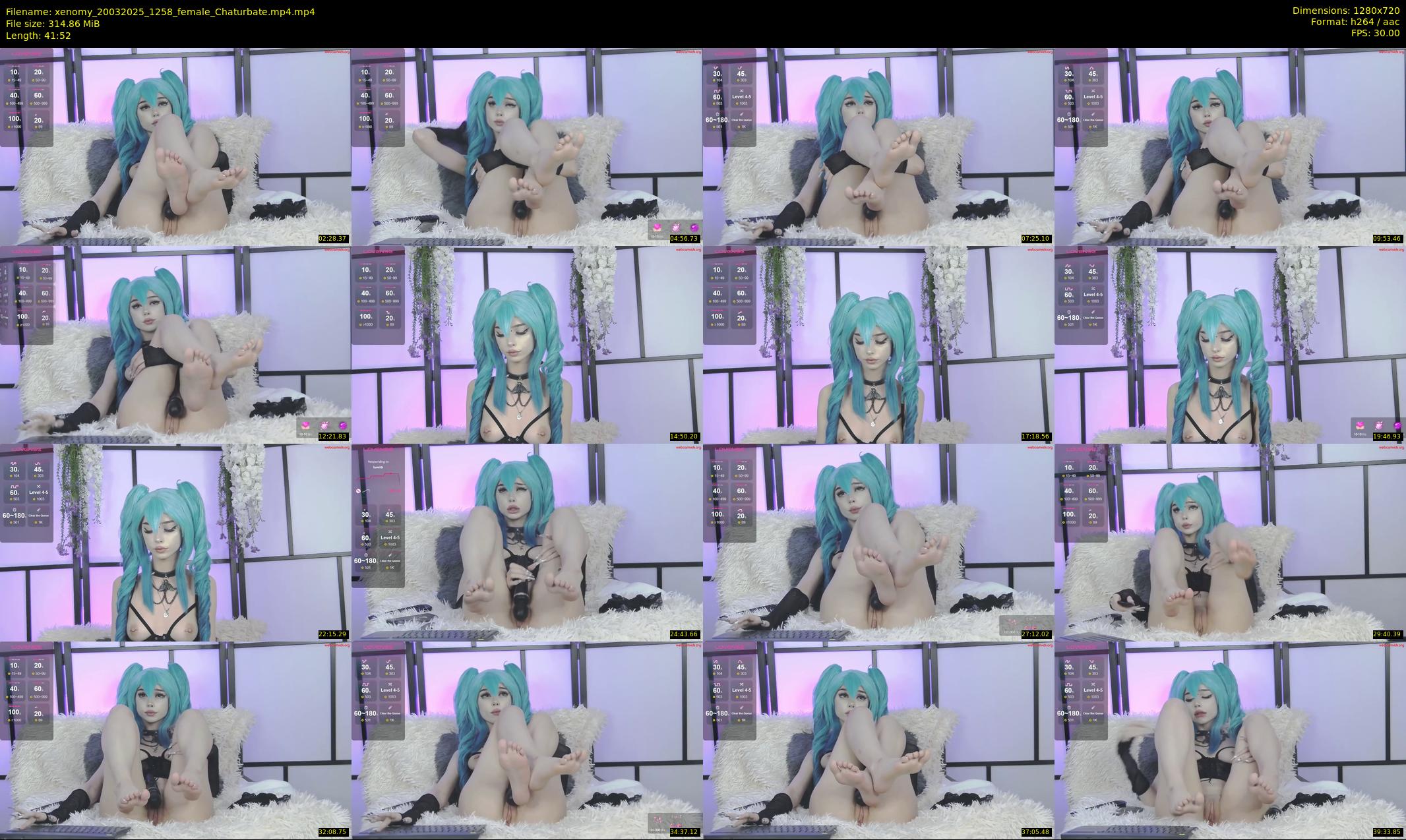 xenomy — 42 minute Chaturbate female cam show recording, 720p, Mar 20, 2025
