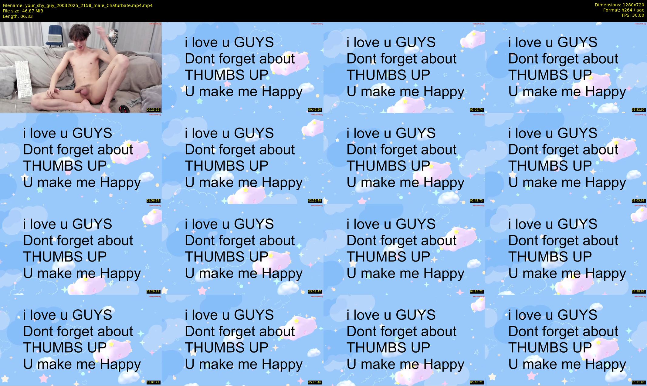 your_shy_guy — 7 minute Chaturbate male cam show recording, 720p, Mar 20, 2025