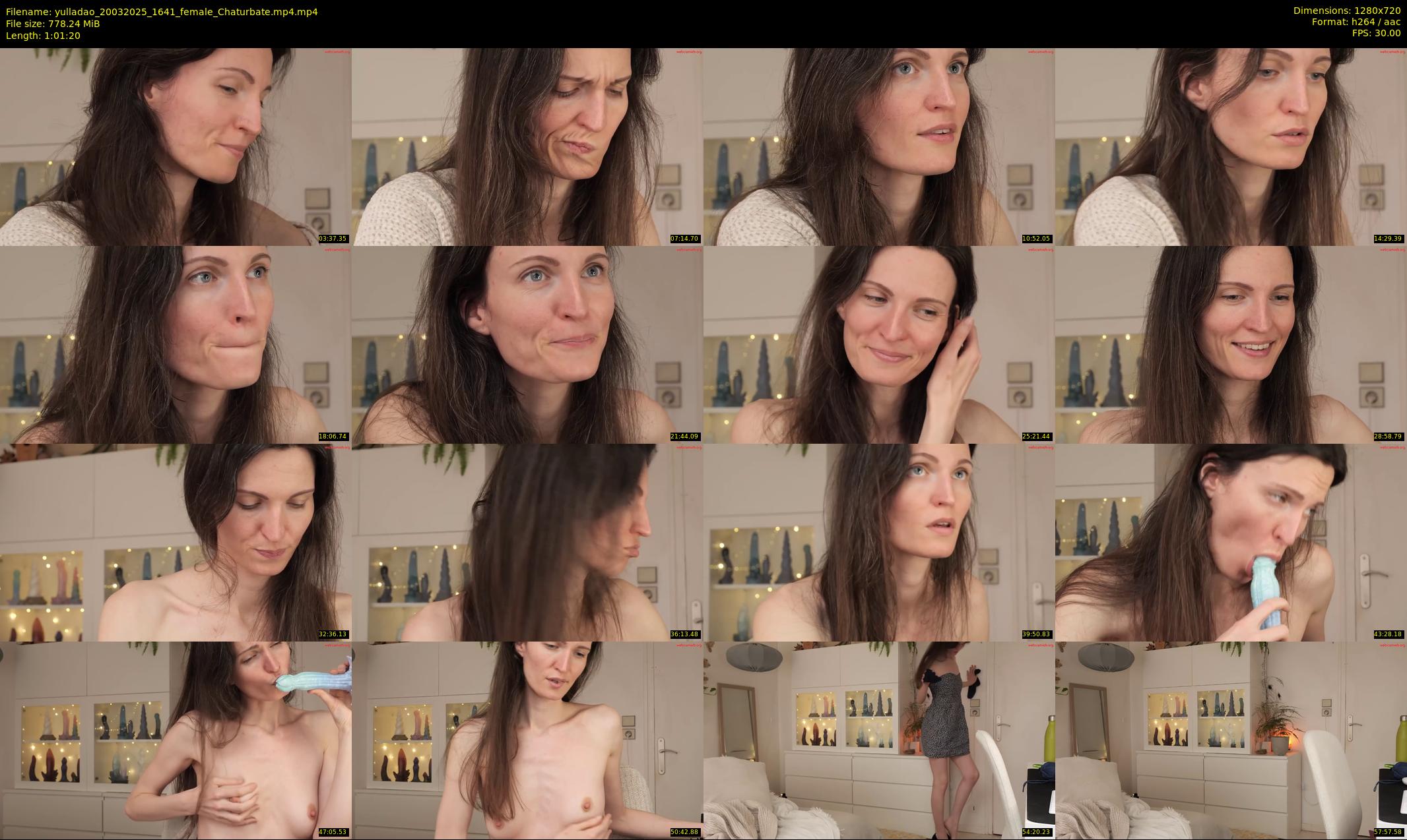 yulladao — 62 minute Chaturbate female cam show recording, 720p, Mar 20, 2025