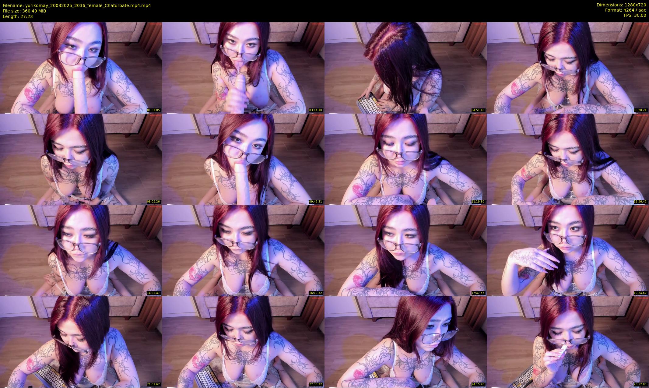 yurikomay — 28 minute Chaturbate female cam show recording, 720p, Mar 20, 2025