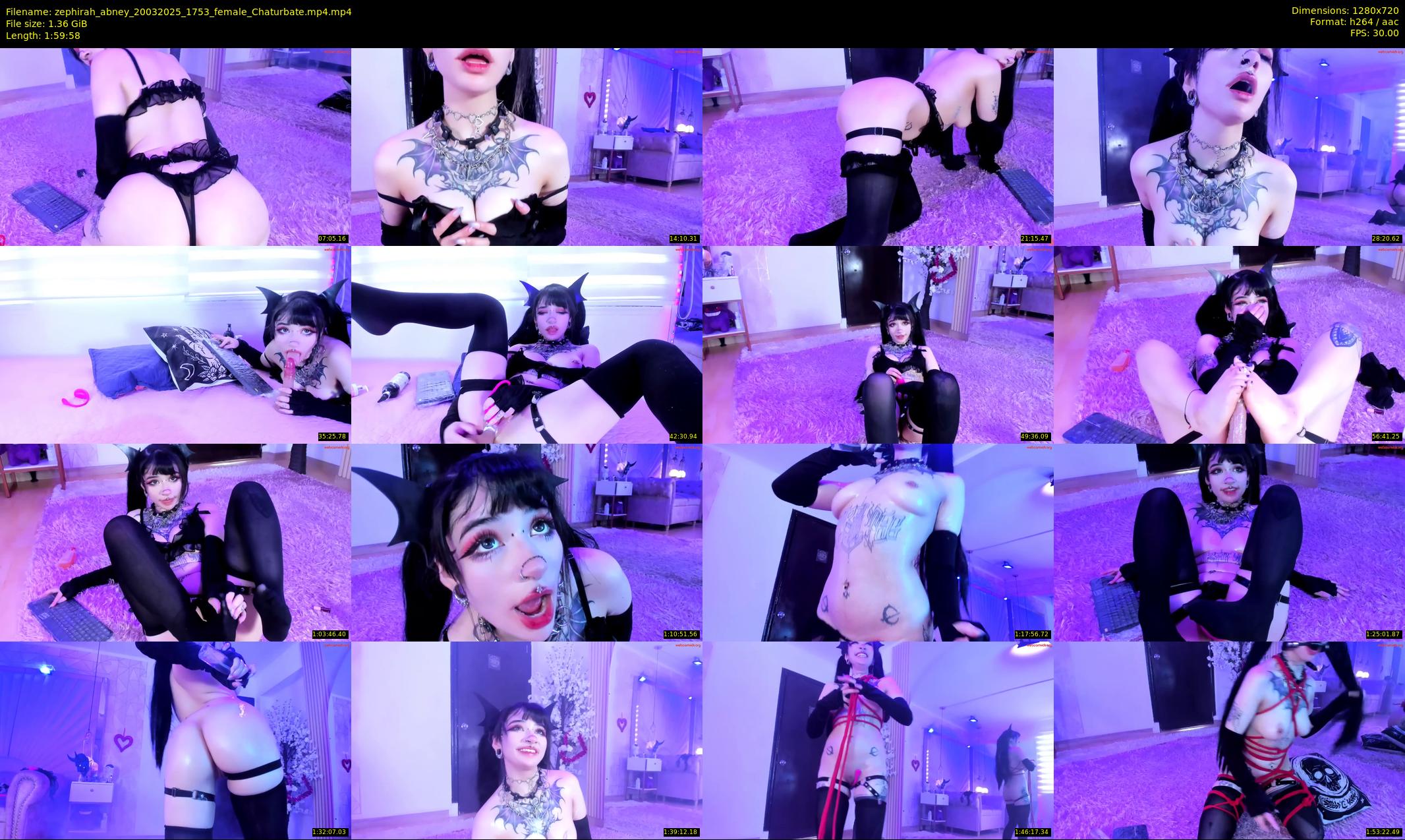 zephirah_abney — 120 minute Chaturbate female cam show recording, 720p, Mar 20, 2025