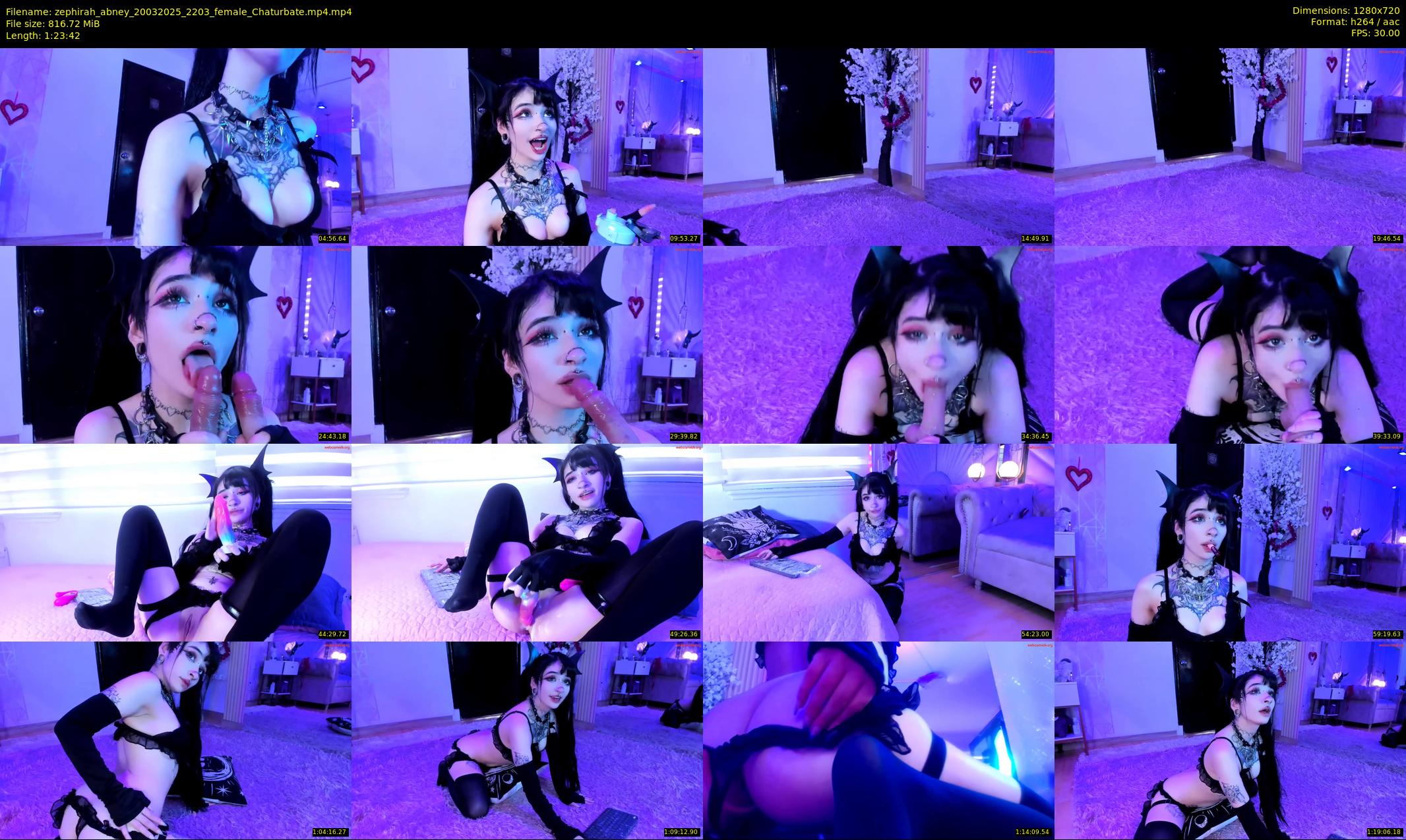 zephirah_abney — 84 minute Chaturbate female cam show recording, 720p, Mar 20, 2025