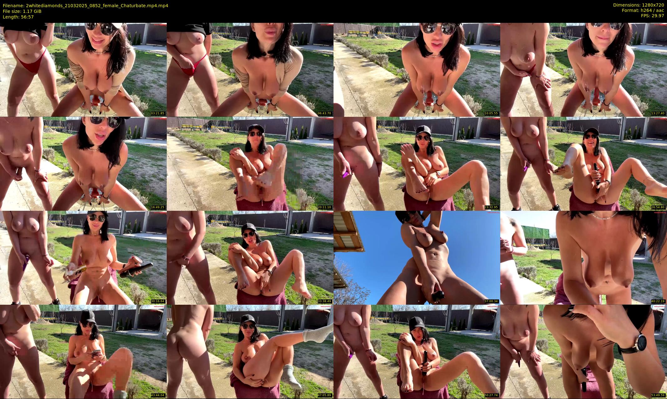 2whitediamonds — 57 minute Chaturbate couple cam show recording, 720p, Mar 21, 2025