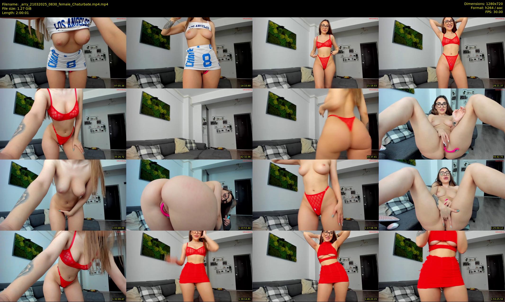 _arry — 121 minute Chaturbate female cam show recording, 720p, Mar 21, 2025