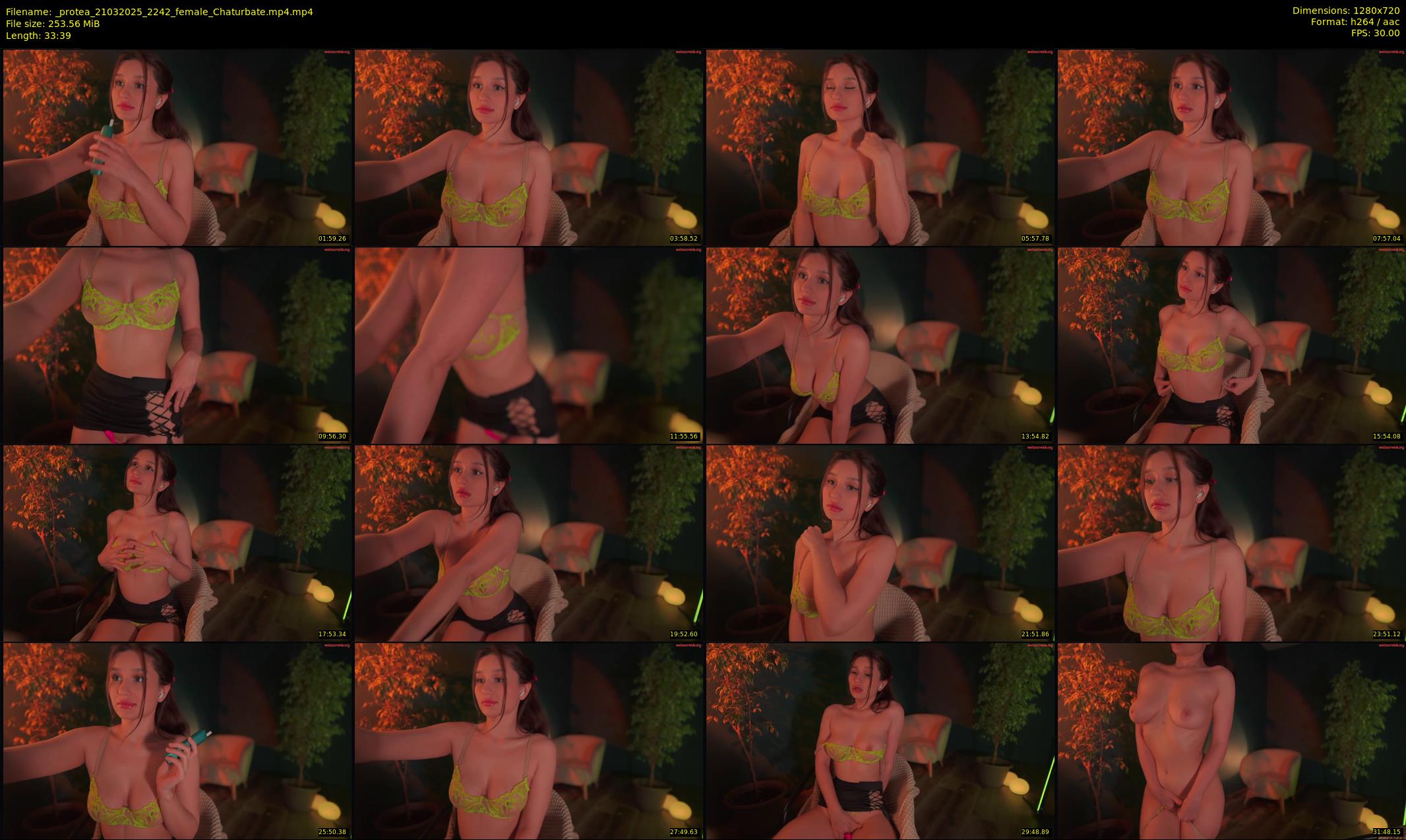_protea — 34 minute Chaturbate female cam show recording, 720p, Mar 21, 2025