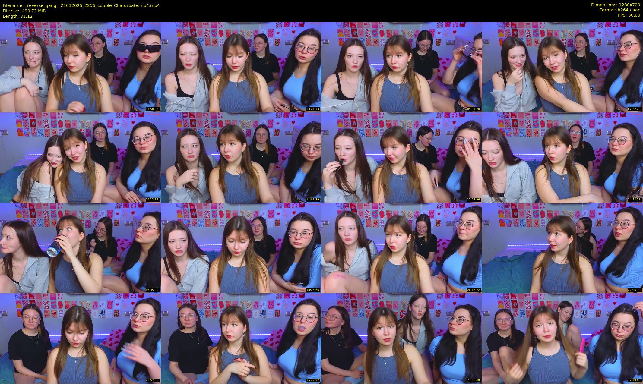 _reverse_gang_ — 32 minute Chaturbate couple cam show recording, 720p, Mar 21, 2025