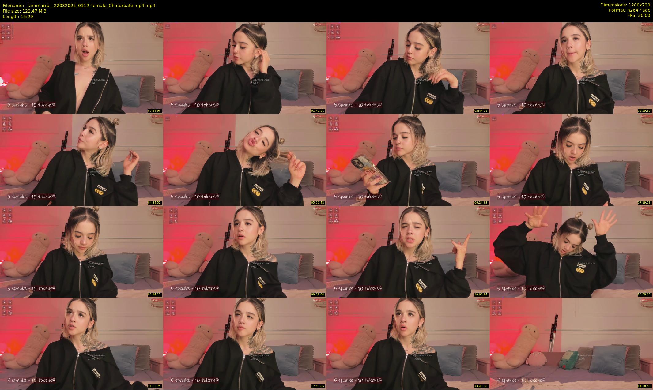 _tammarra_ — 16 minute Chaturbate female cam show recording, 720p, Mar 22, 2025