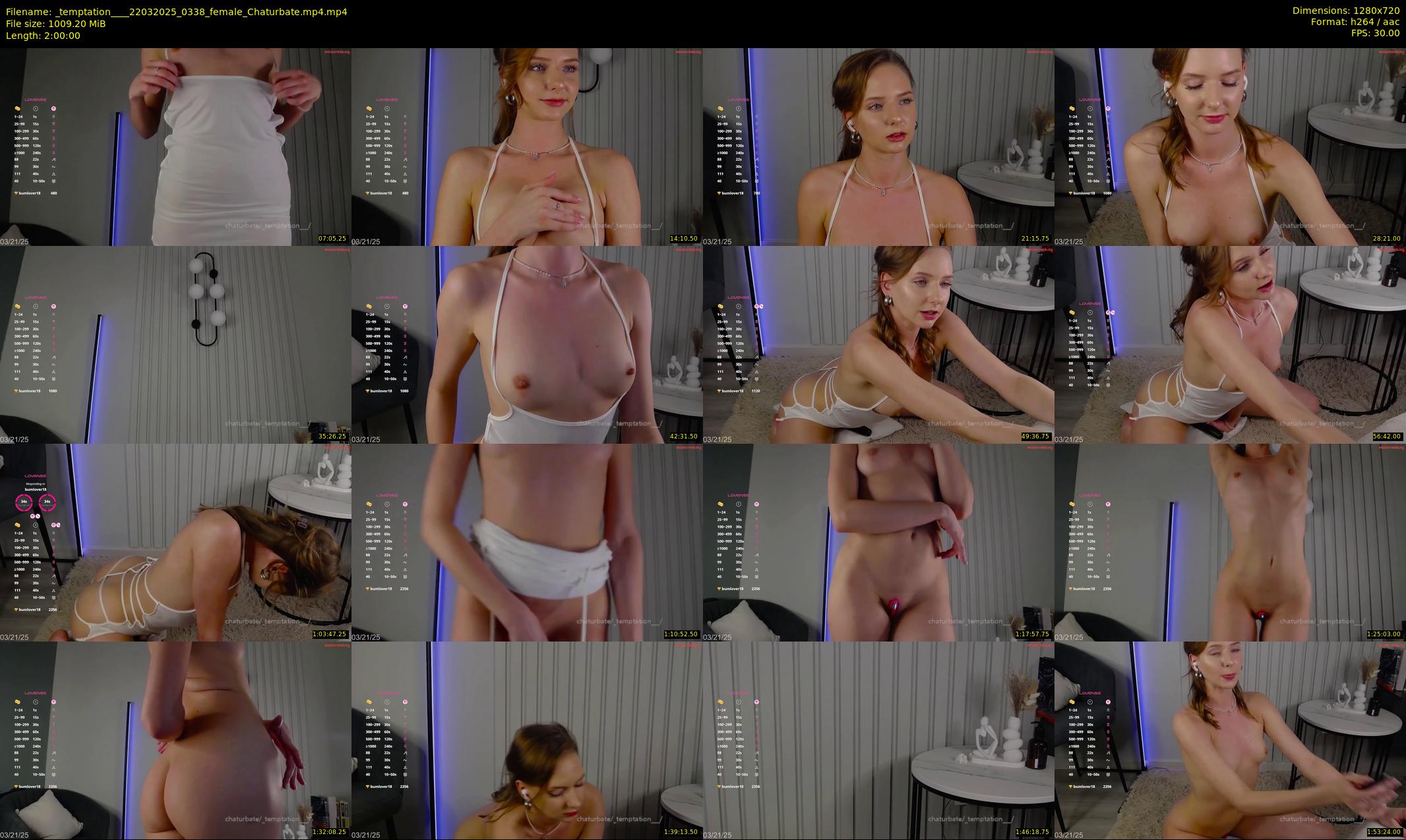 _temptation___ — 120 minute Chaturbate female cam show recording, 720p, Mar 22, 2025