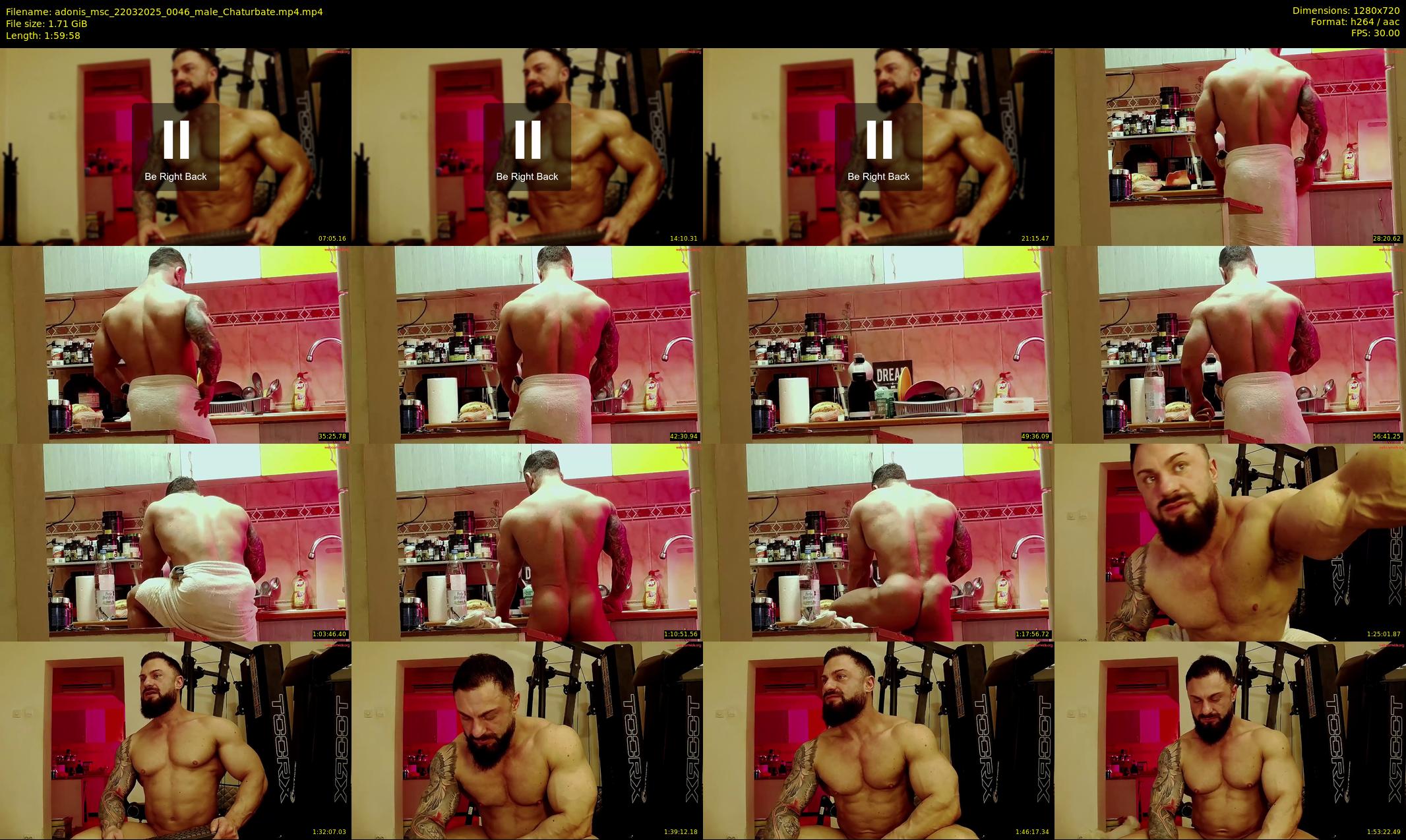 adonis_msc — 120 minute Chaturbate male cam show recording, 720p, Mar 22, 2025