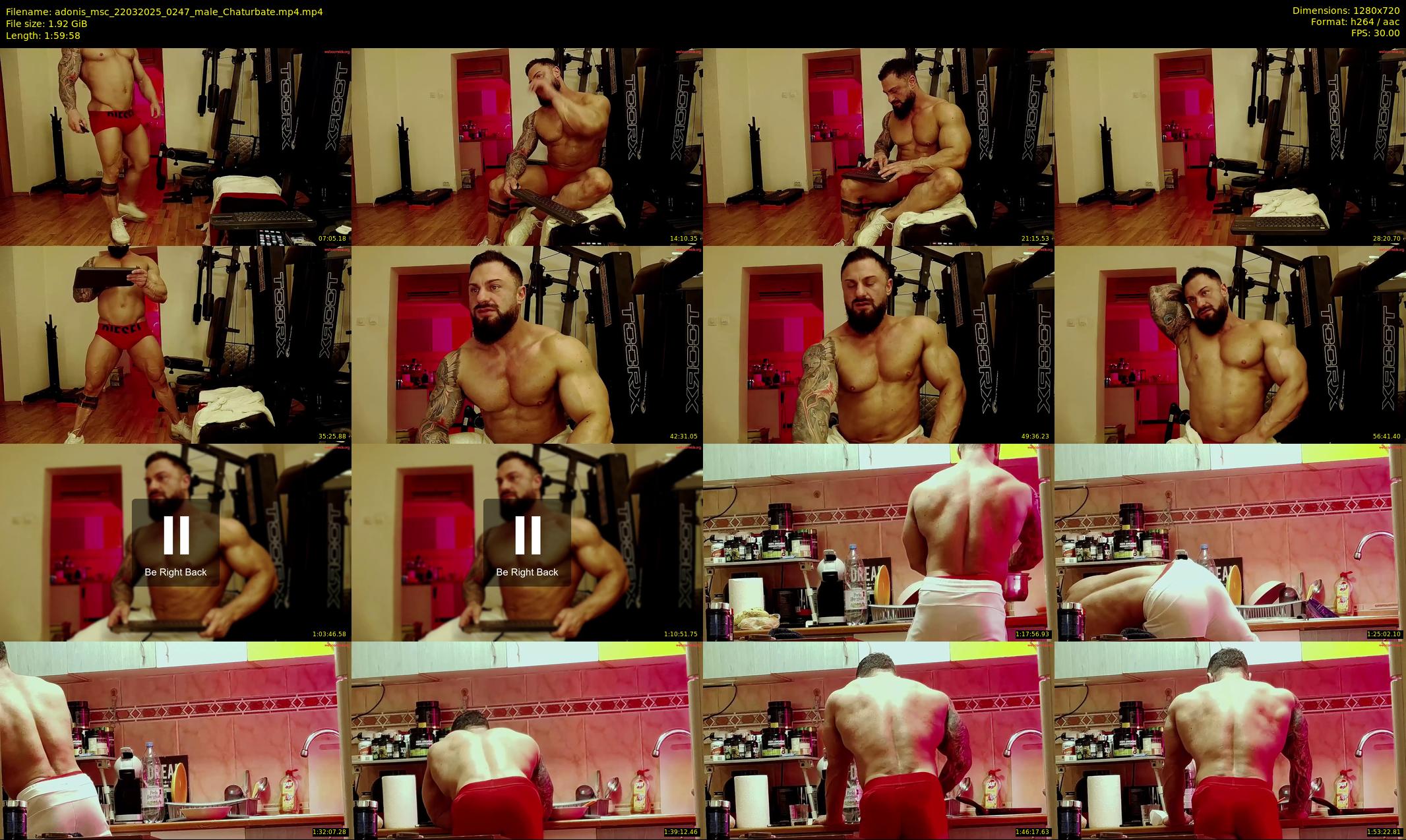 adonis_msc — 120 minute Chaturbate male cam show recording, 720p, Mar 22, 2025