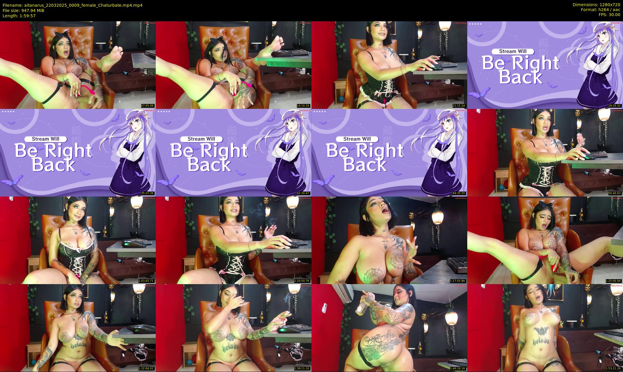 aitanarus — 120 minute Chaturbate female cam show recording, 720p, Mar 22, 2025