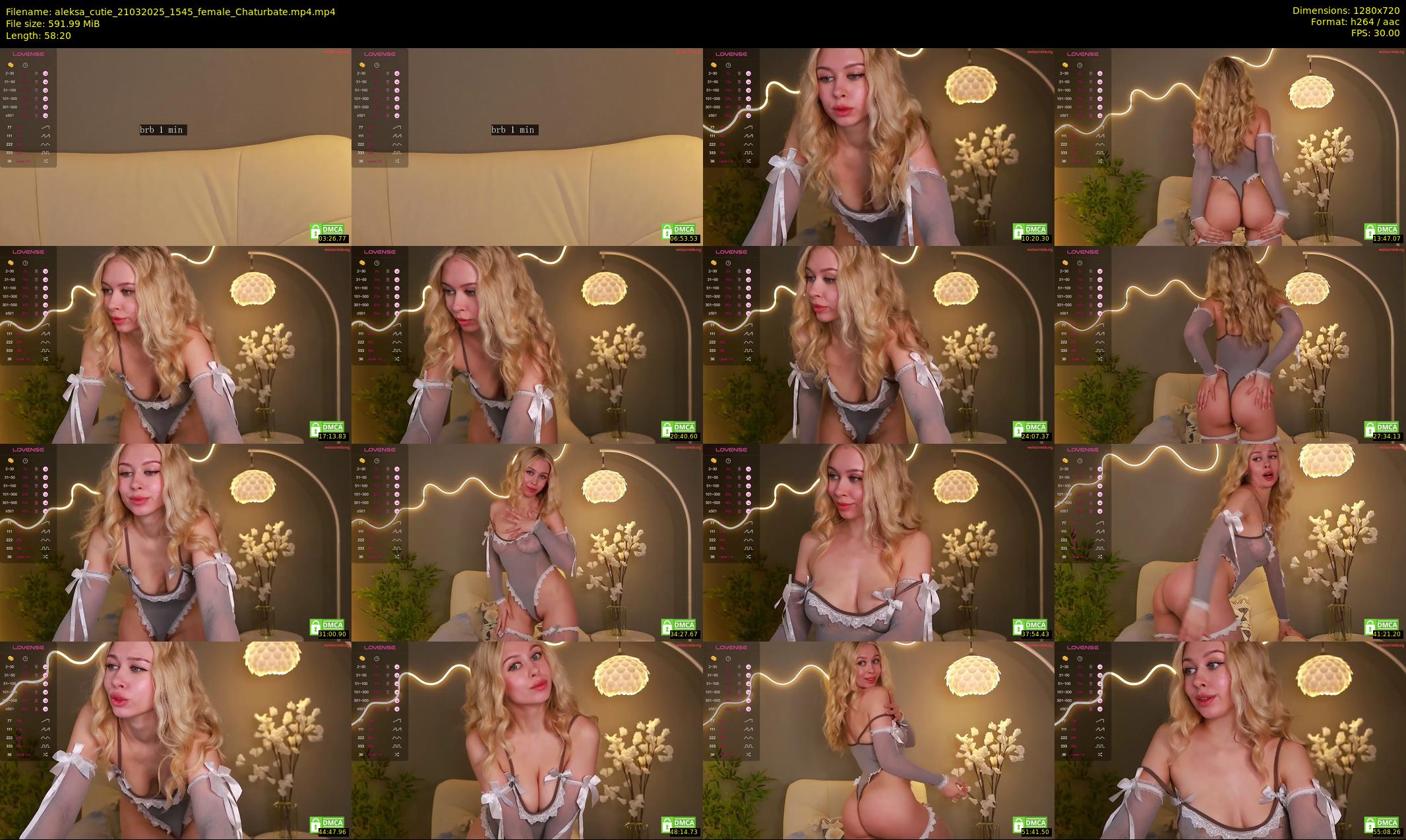 aleksa_cutie — 59 minute Chaturbate female cam show recording, 720p, Mar 21, 2025
