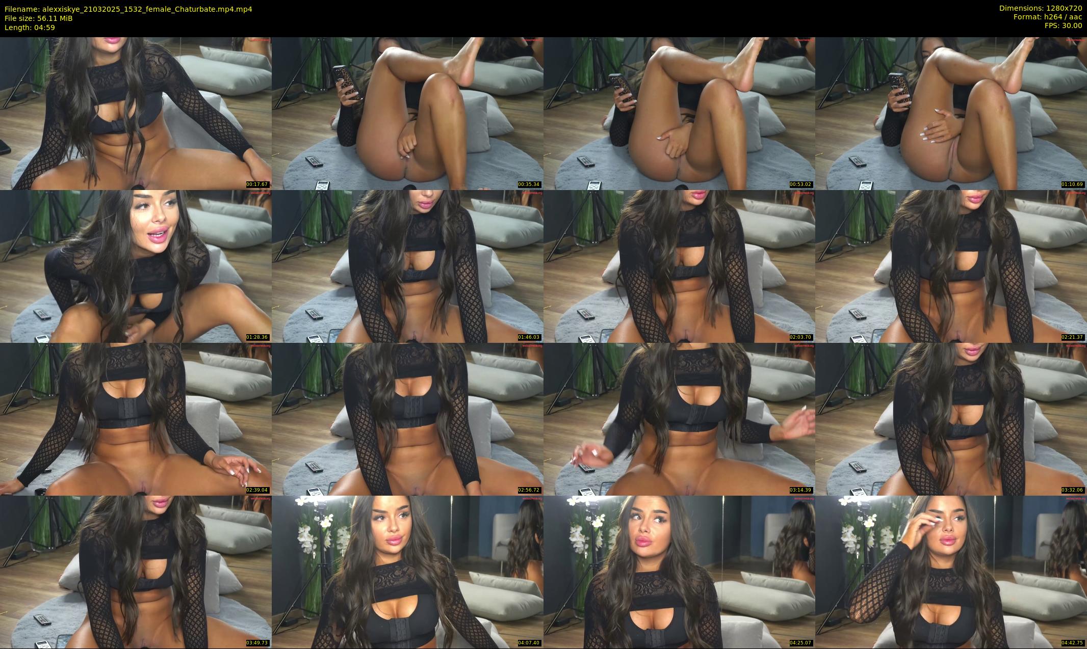 alexxiskye — 5 minute Chaturbate female cam show recording, 720p, Mar 21, 2025