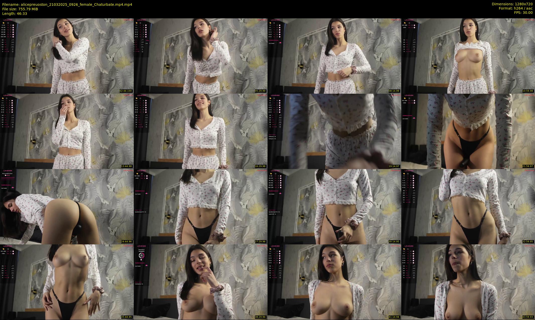 alicepreuoston — 47 minute Chaturbate female cam show recording, 720p, Mar 21, 2025