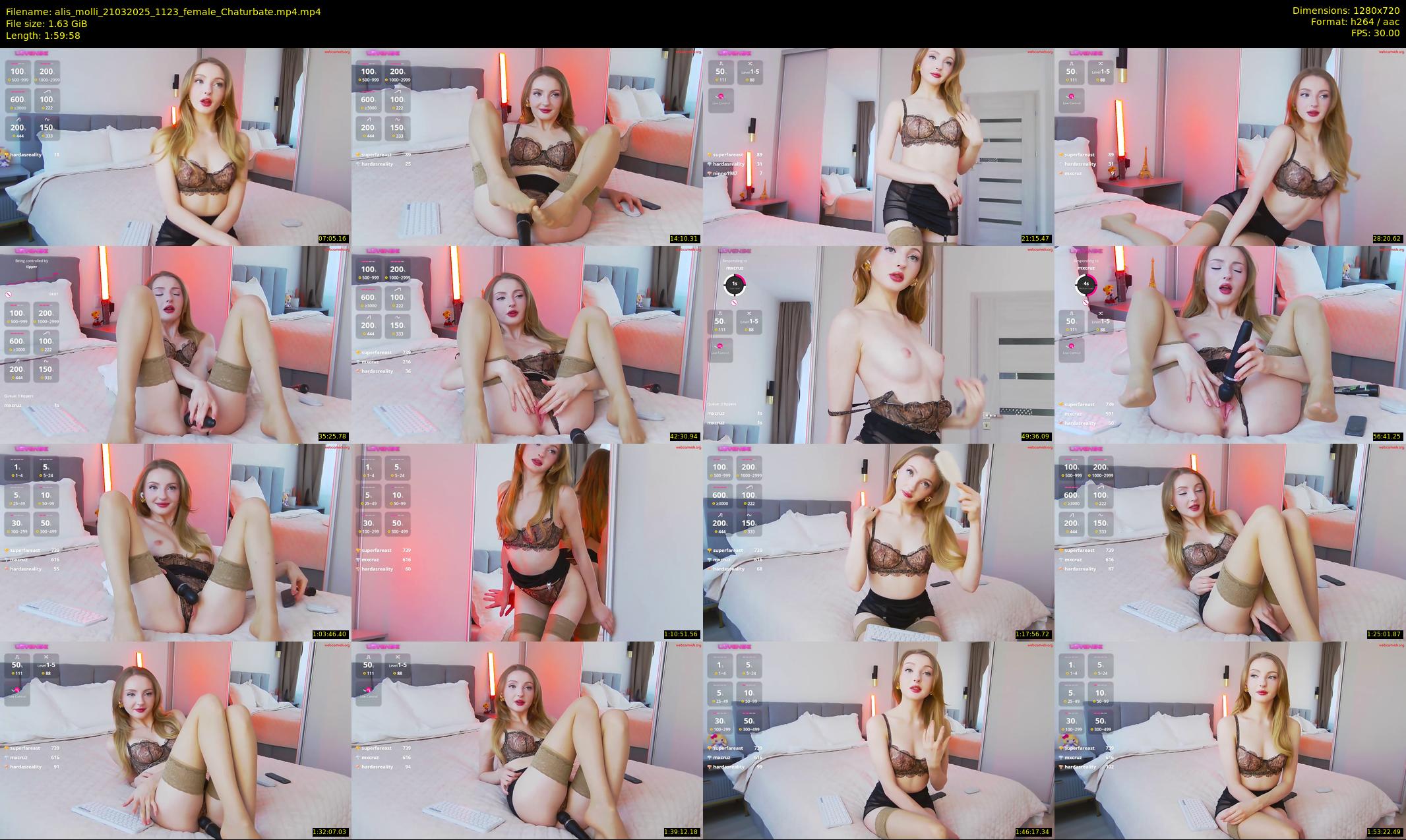 alis_molli — 120 minute Chaturbate female cam show recording, 720p, Mar 21, 2025