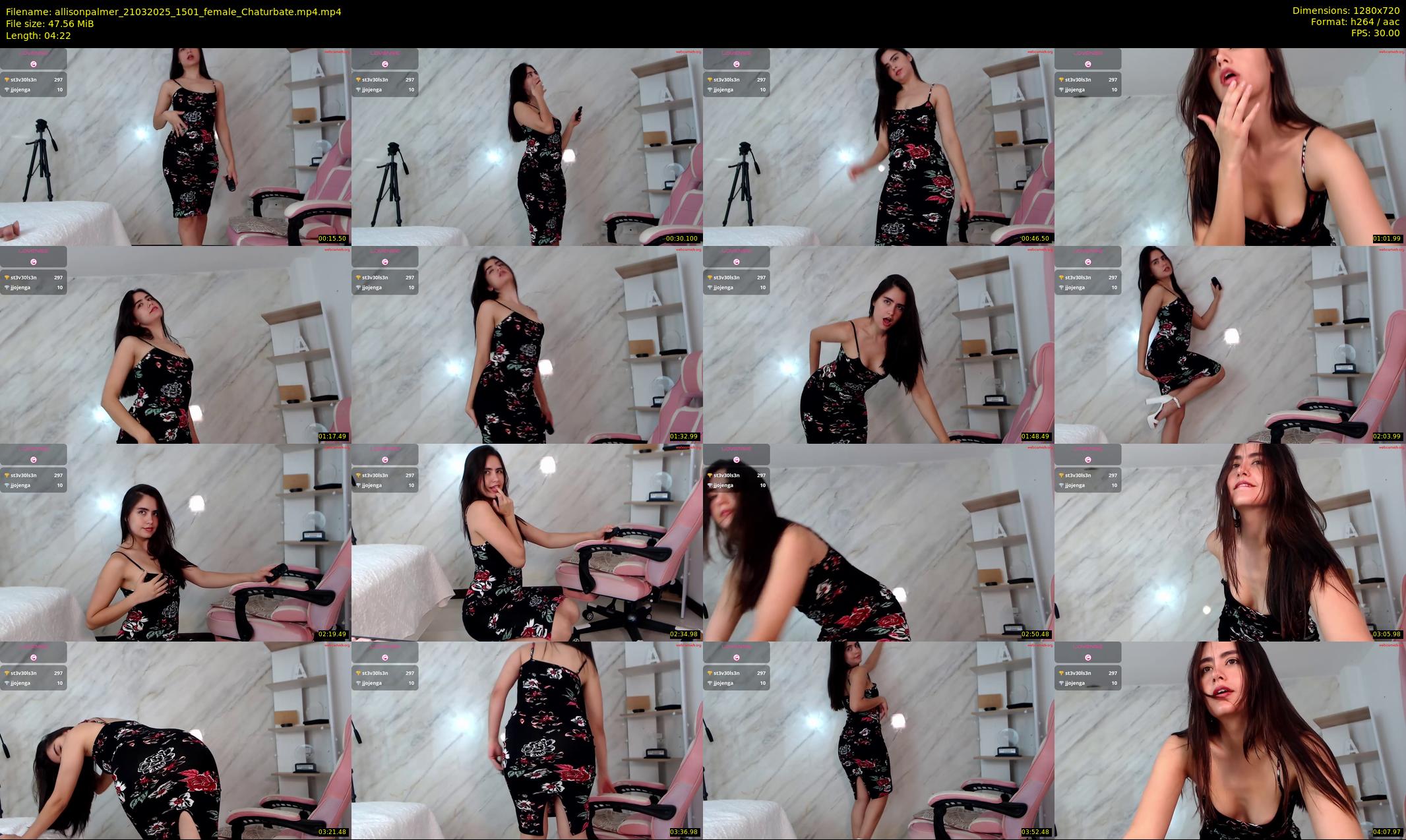 allisonpalmer — 5 minute Chaturbate female cam show recording, 720p, Mar 21, 2025
