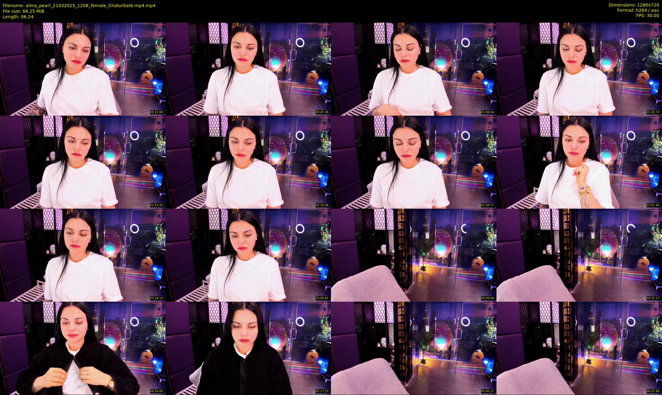 alma_pearl — 7 minute Chaturbate female cam show recording, 720p, Mar 21, 2025