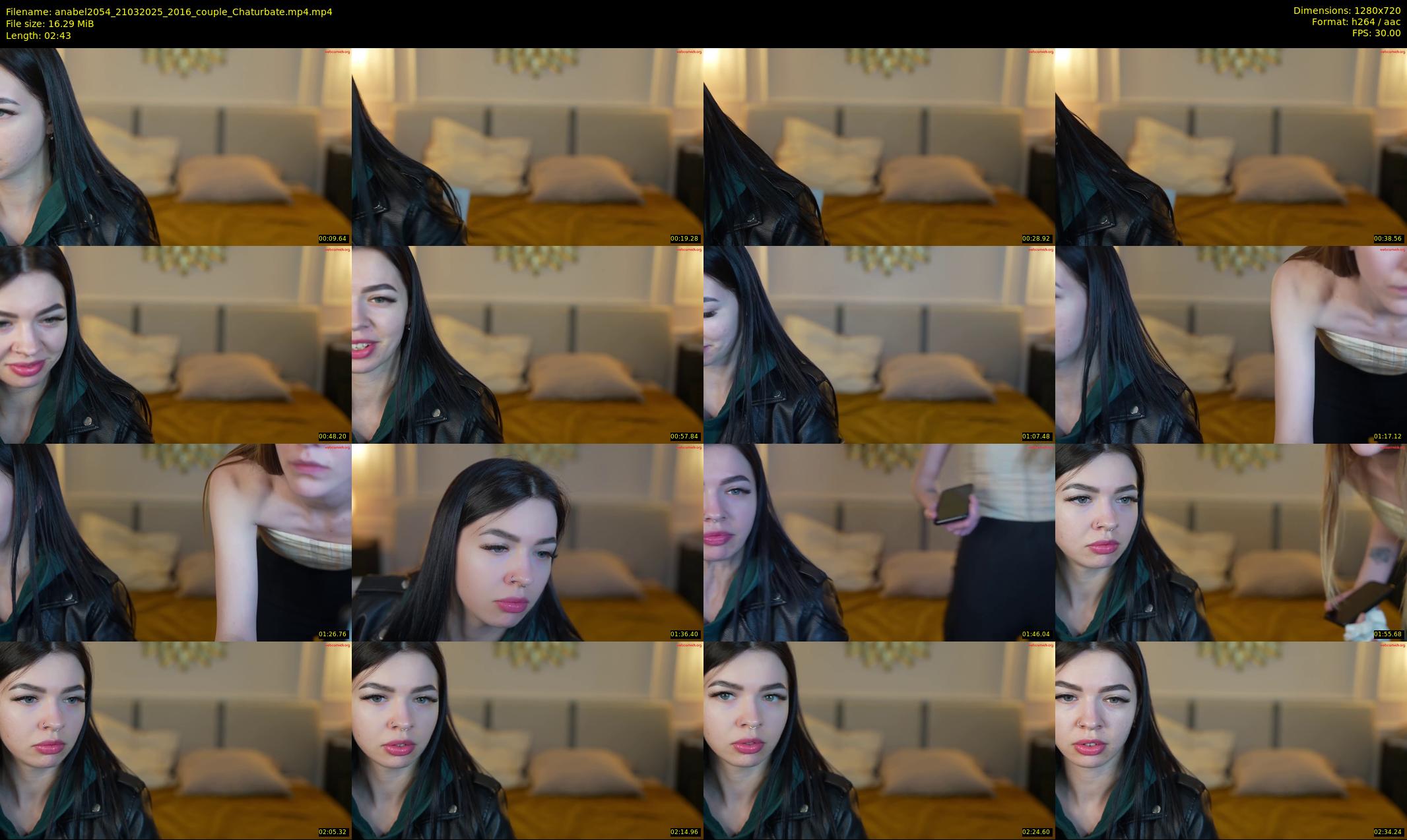 anabel2054 — 3 minute Chaturbate female cam show recording, 720p, Mar 21, 2025