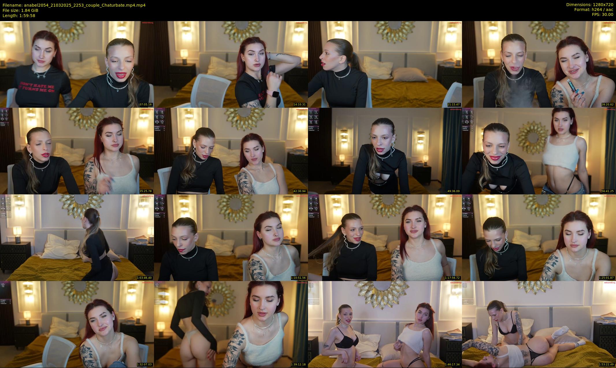 anabel2054 — 120 minute Chaturbate female cam show recording, 720p, Mar 21, 2025