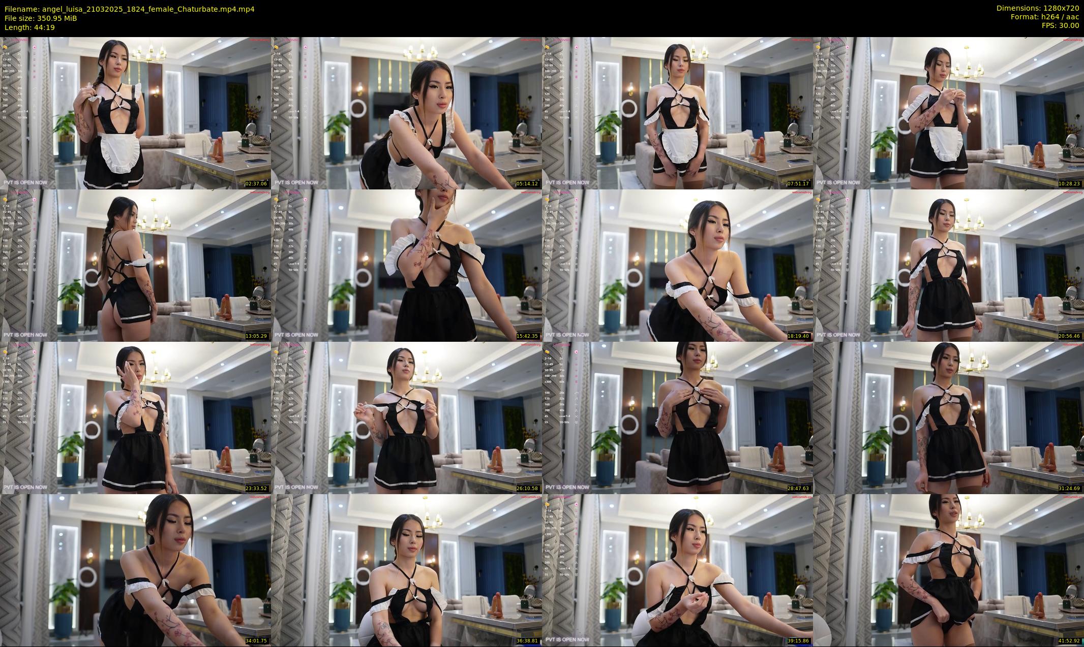 angel_luisa — 45 minute Chaturbate female cam show recording, 720p, Mar 21, 2025