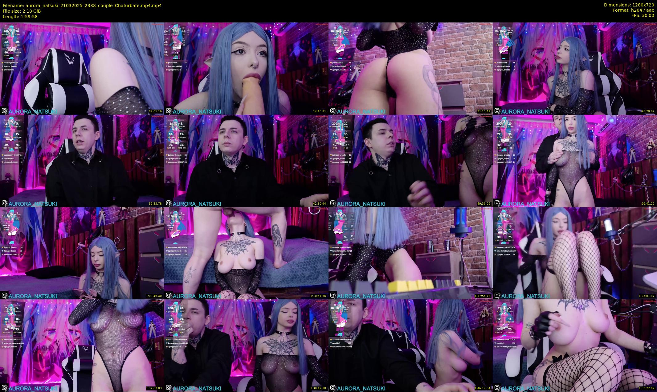 aurora_natsuki — 120 minute Chaturbate couple cam show recording, 720p, Mar 21, 2025