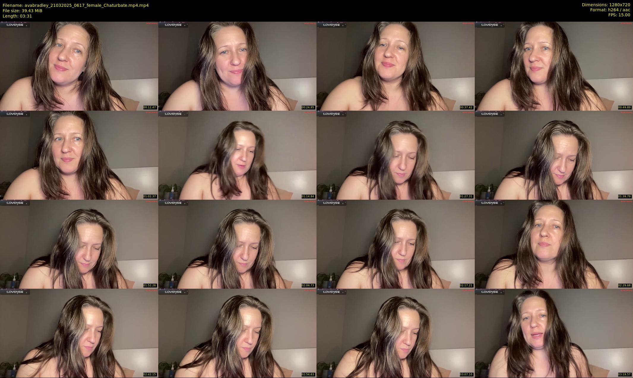 avabradley — 4 minute Chaturbate female cam show recording, 720p, Mar 21, 2025