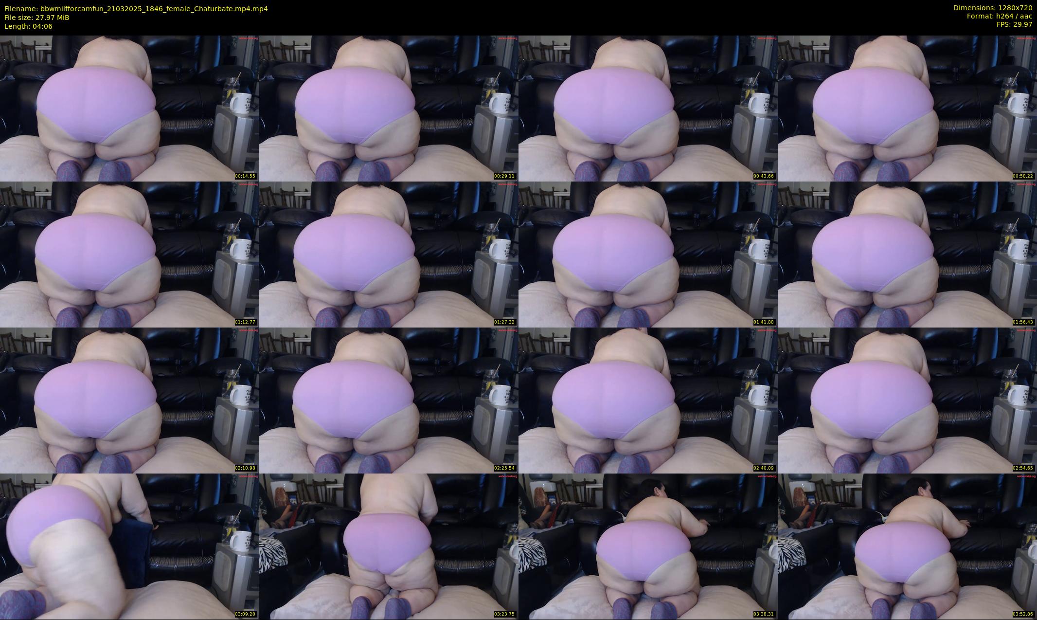 bbwmilfforcamfun — 5 minute Chaturbate female cam show recording, 720p, Mar 21, 2025