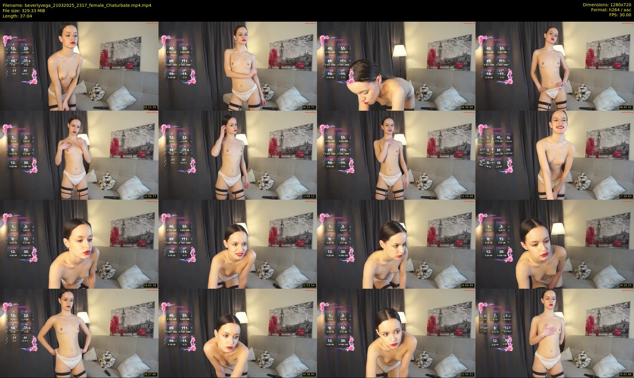 beverlyvega — 38 minute Chaturbate couple cam show recording, 720p, Mar 21, 2025