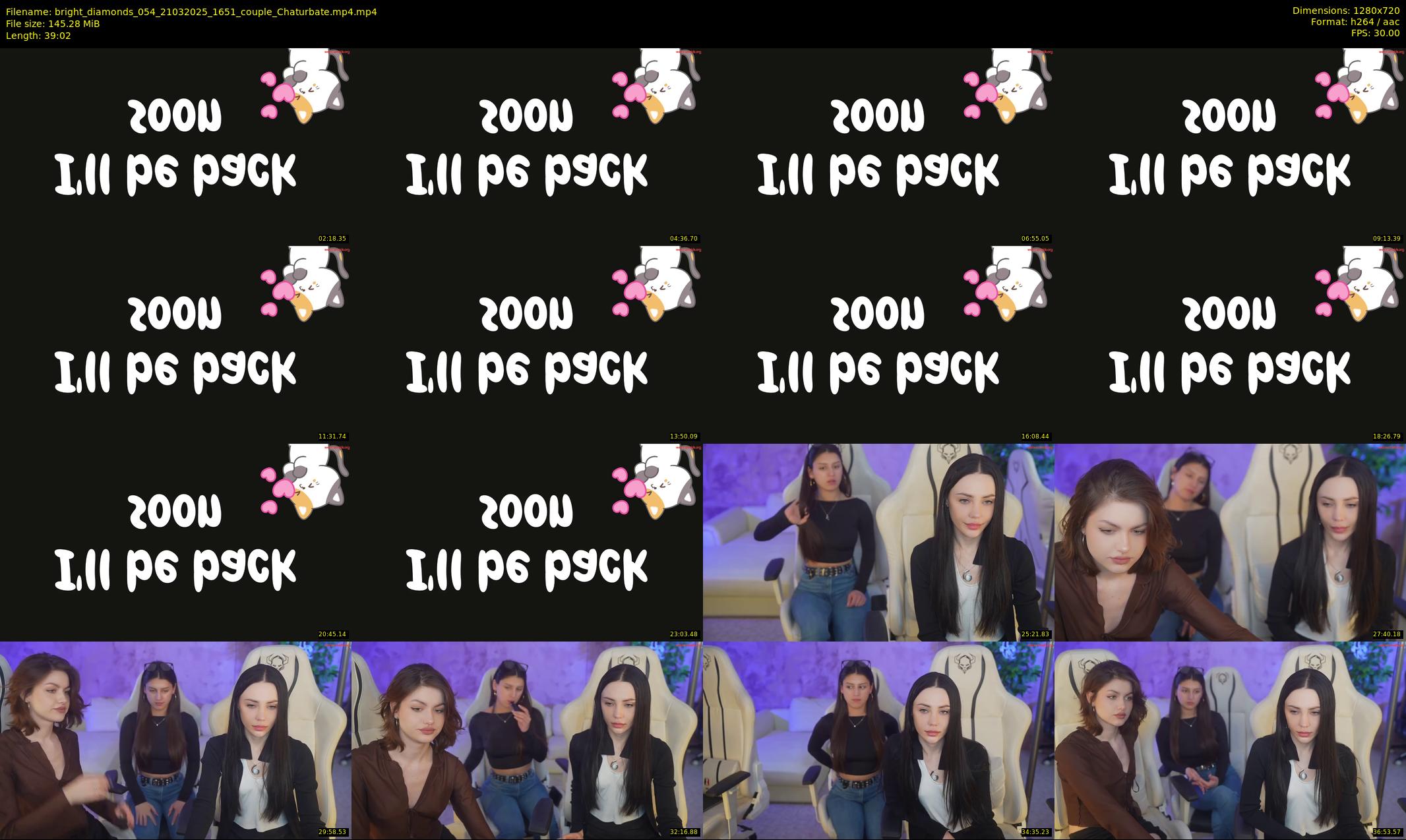 bright_diamonds_054 — 40 minute Chaturbate couple cam show recording, 720p, Mar 21, 2025