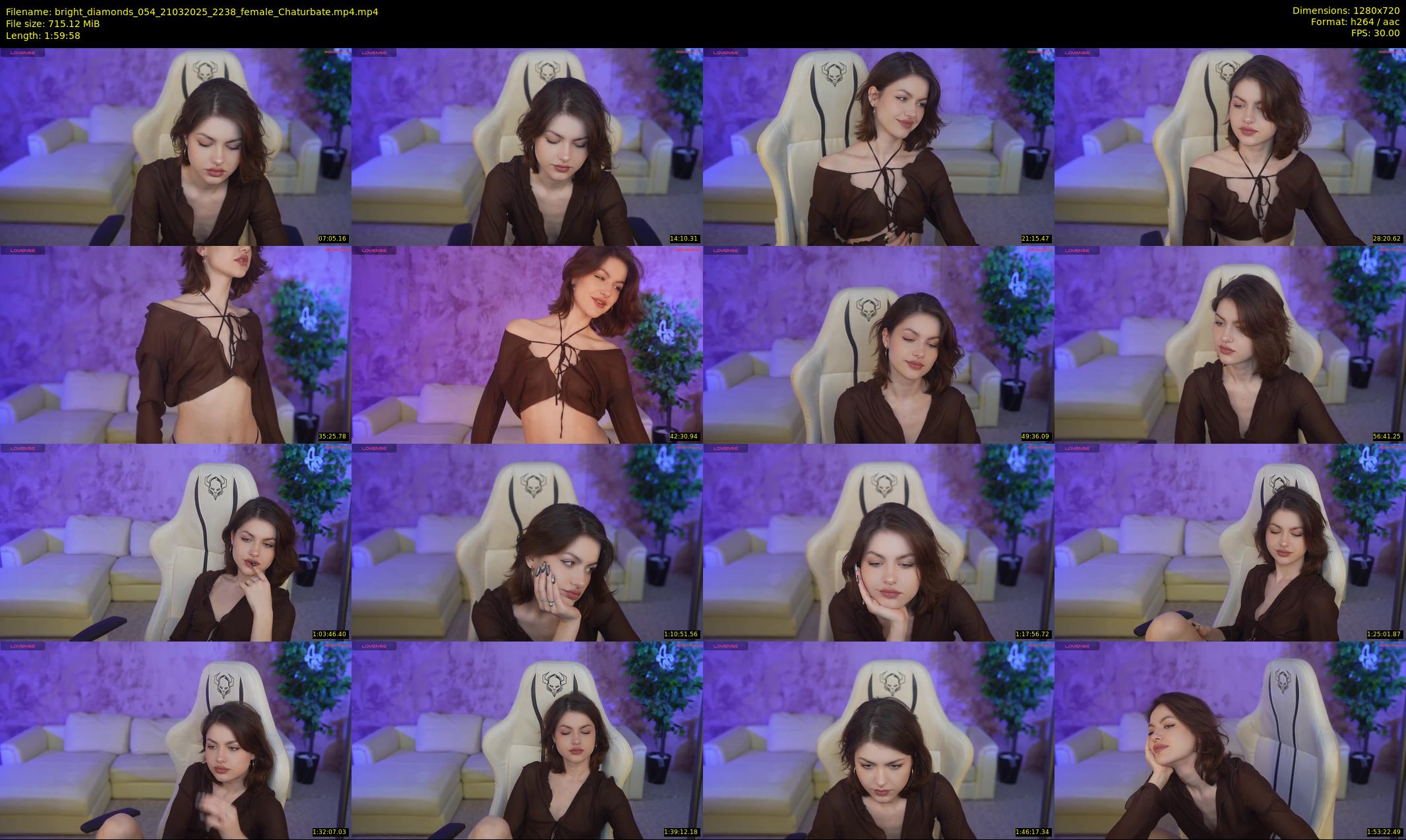 bright_diamonds_054 — 120 minute Chaturbate couple cam show recording, 720p, Mar 21, 2025