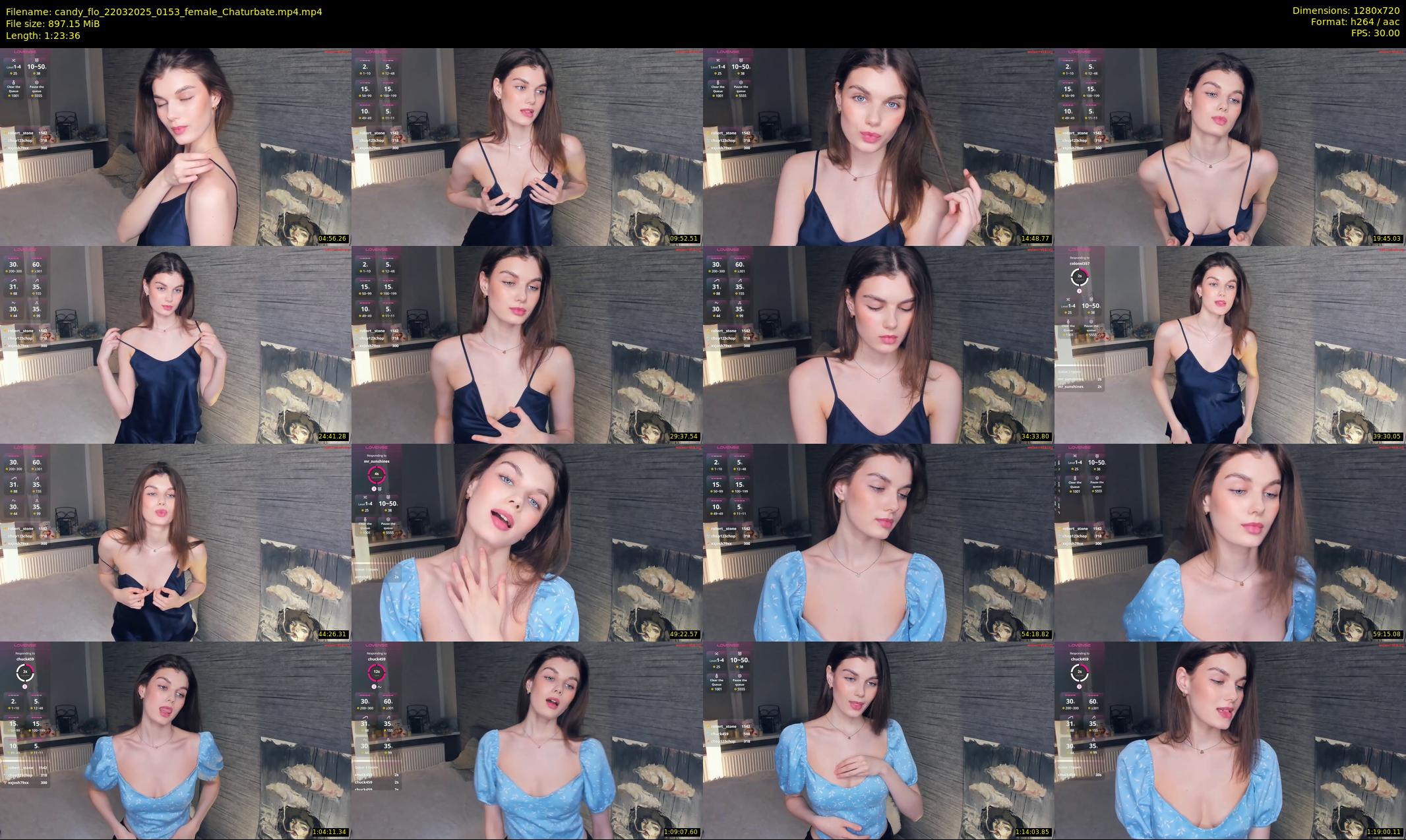 candy_flo — 84 minute Chaturbate female cam show recording, 720p, Mar 22, 2025