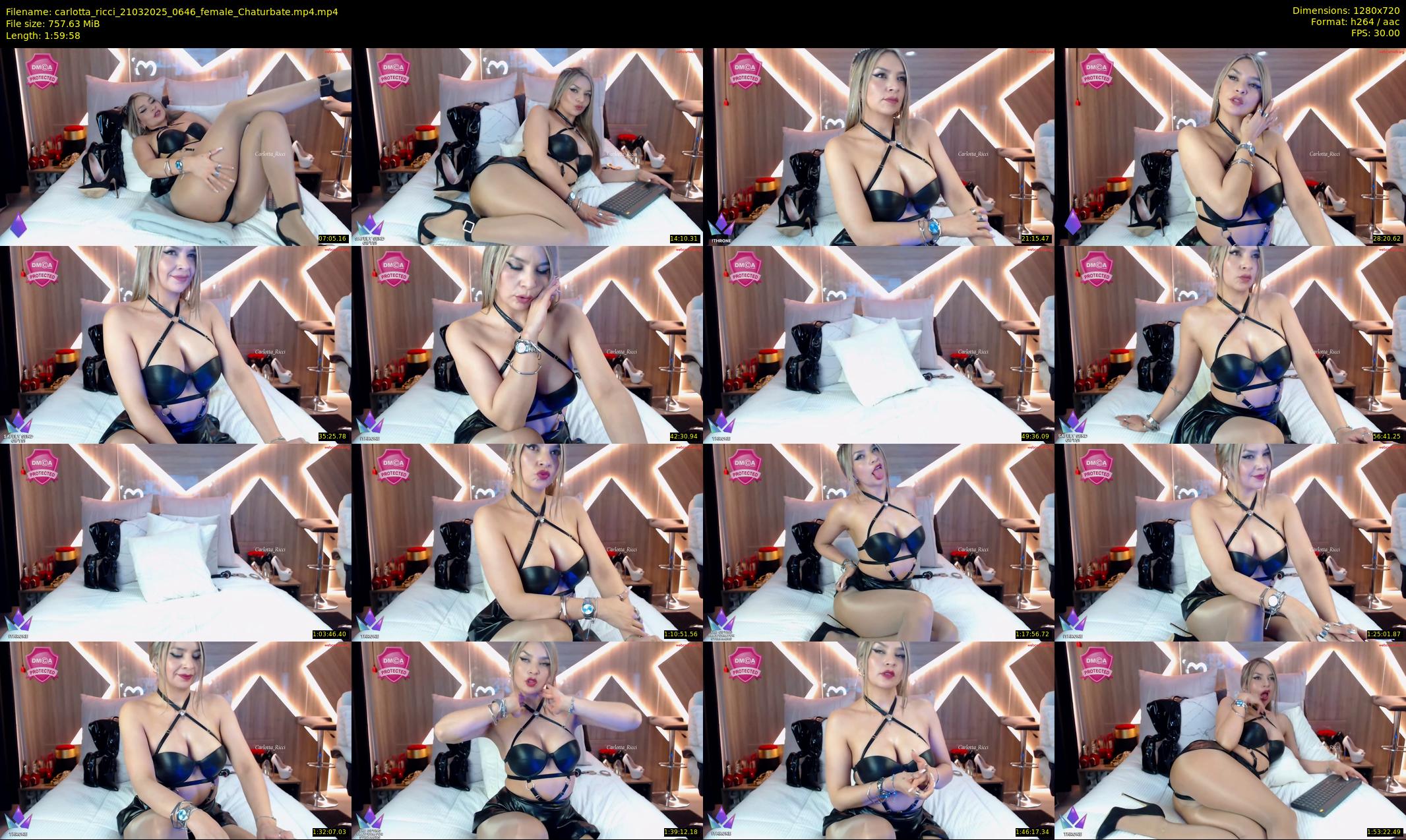 carlotta_ricci — 120 minute Chaturbate female cam show recording, 720p, Mar 21, 2025