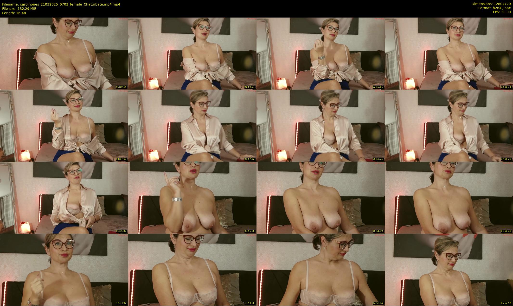 carojhones — 17 minute Chaturbate female cam show recording, 720p, Mar 21, 2025