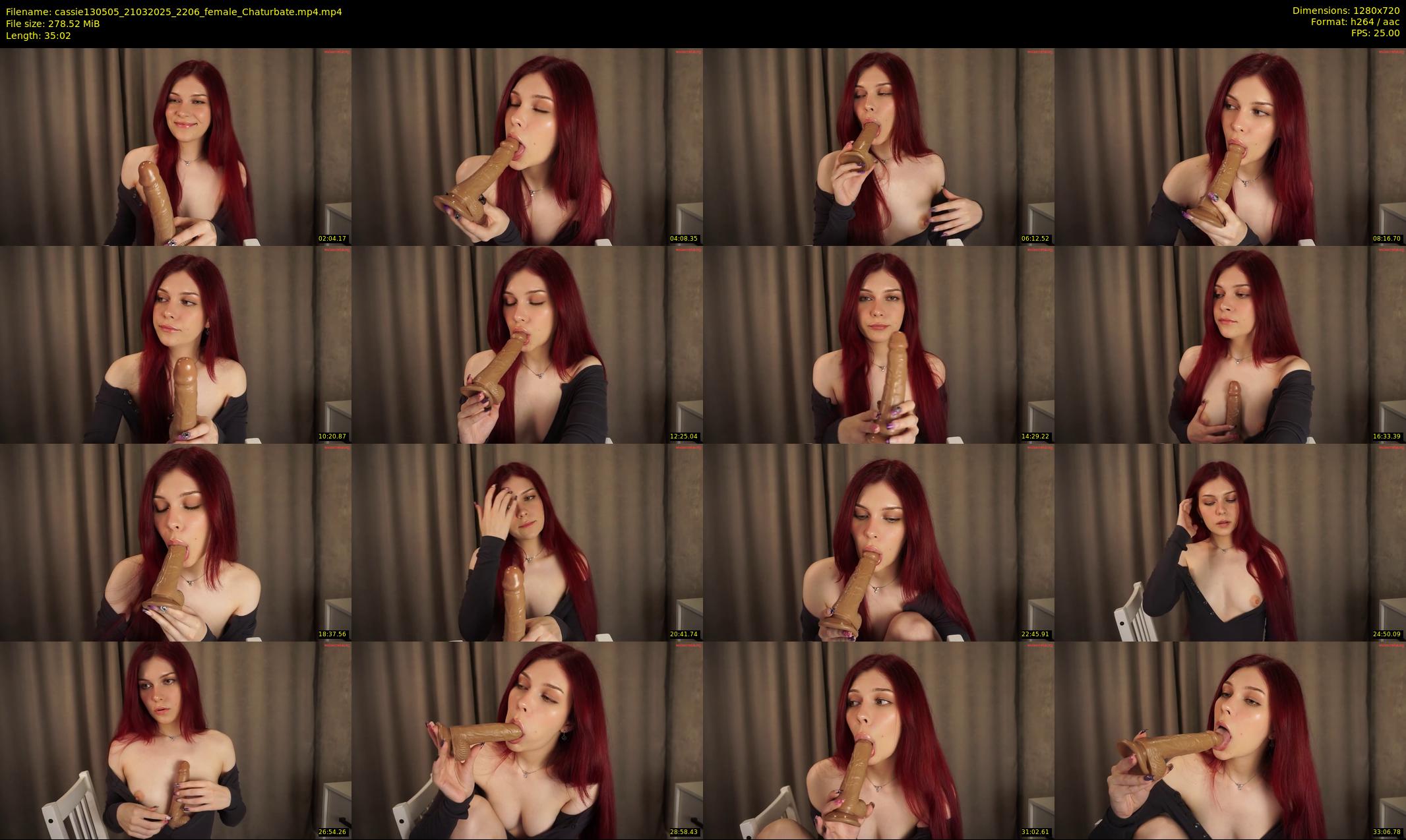 cassie130505 — 36 minute Chaturbate female cam show recording, 720p, Mar 21, 2025